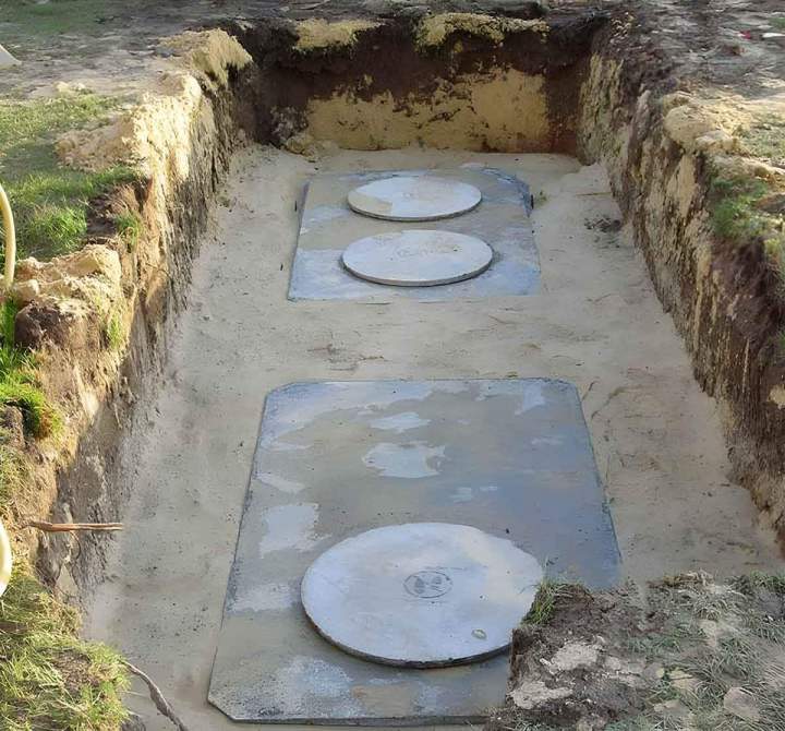 Micro station d’épuration 20 EH en béton Courcelles-lès-Gisors