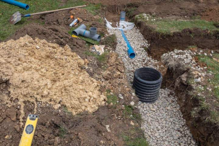 Travaux d'assainissement collectif Courcelles-lès-Gisors